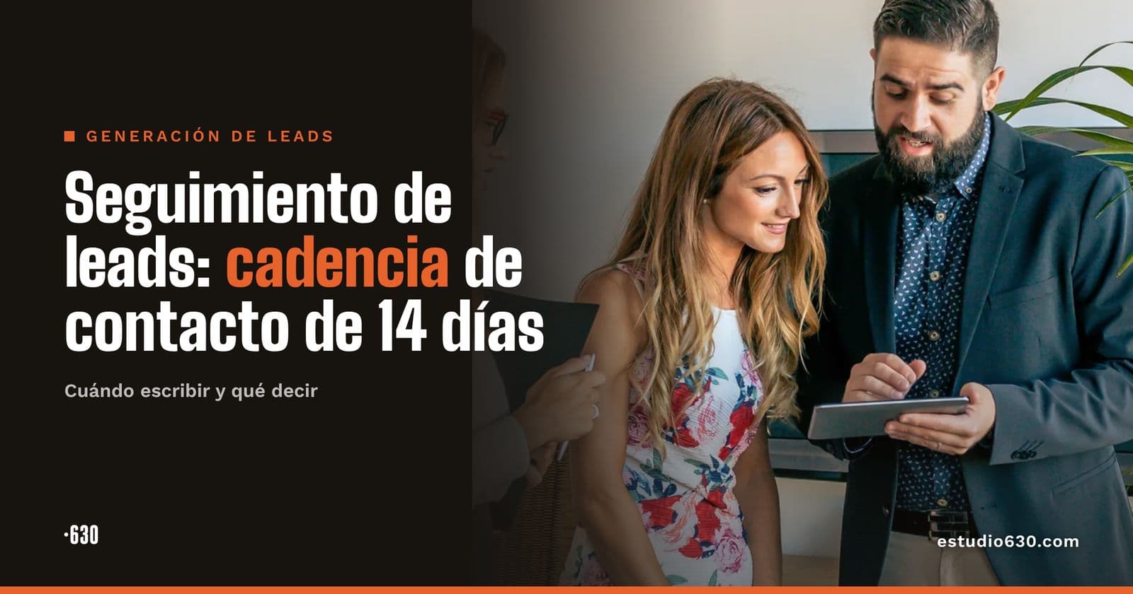 Seguimiento de leads inmobiliarios: cadencia de contacto de 14 días
