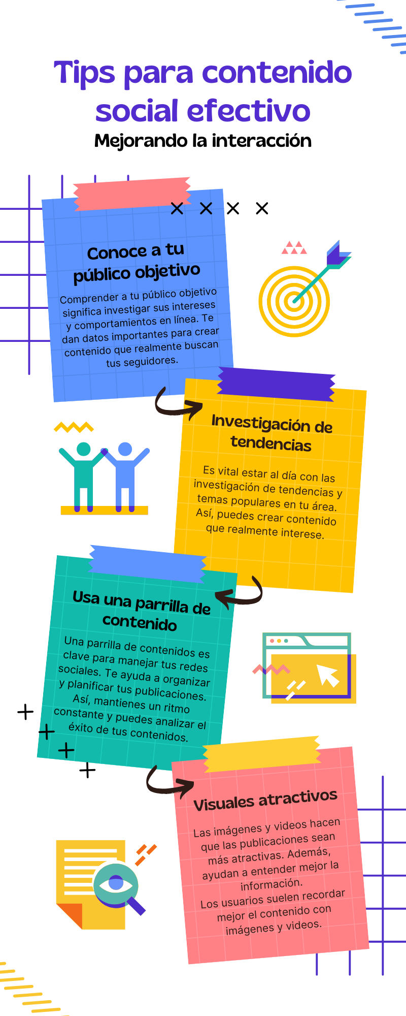 interacción - Mejora la interaccion Tips para contenido social - Mejorando la interacción: Tips para contenido social efectivo (Infografía)