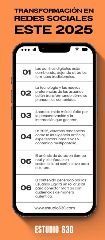 Tendencias en parrillas de contenido 2025 ia - Infografia Tendencias en parrilla de contenido 2025 - Tendencias en parrillas de contenido: Lo que nos traerá 2025 (Infografía)